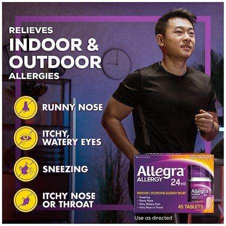 Allegra Adult 24HR Tablet 180 mg, Allergy Relief - Elvoros