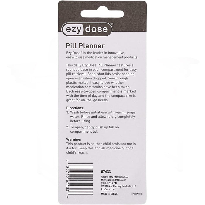 Ezy Dose AM/PM Daily Pill Reminder