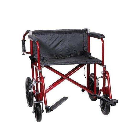 Drive Medical Bariatric Heavy Duty Transport Wheelchair - Elvoros