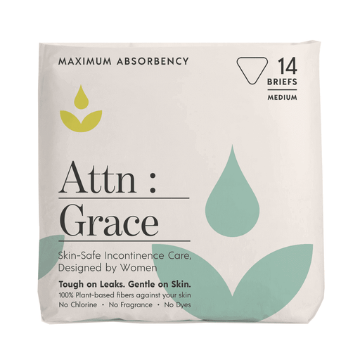 Attn Grace Super Absorbent Incontinence Briefs - Medium - Elvoros