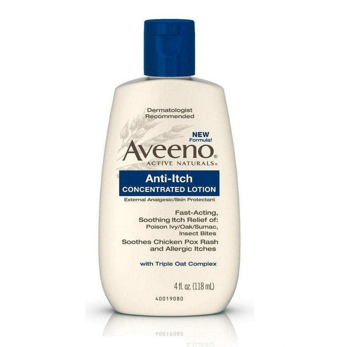 Aveeno Anti-Itch Concentrated Lotion with Calamine & Triple Oat Complex - 4oz - Elvoros