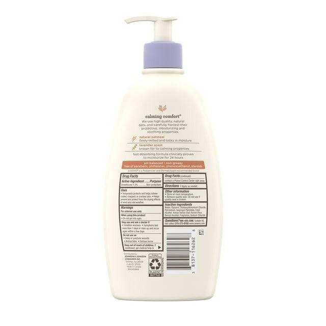 Aveeno Baby Calming Comfort Moisturizing Body Lotion, Lavender & Vanilla Scents - 18oz - Elvoros