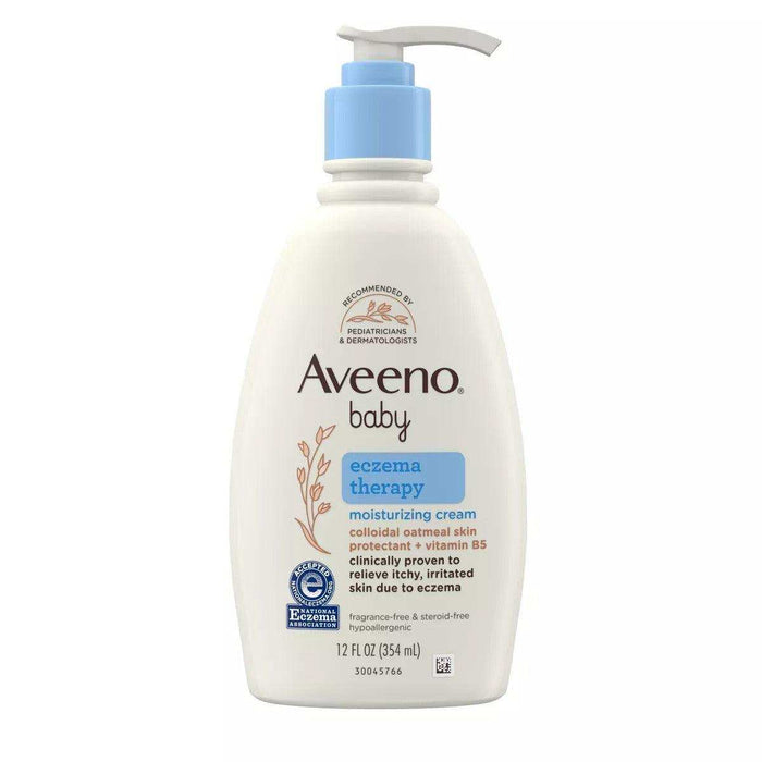 Aveeno Baby Eczema Therapy Moisturizing Cream for Dry, Itchy Skin - 12oz - Elvoros