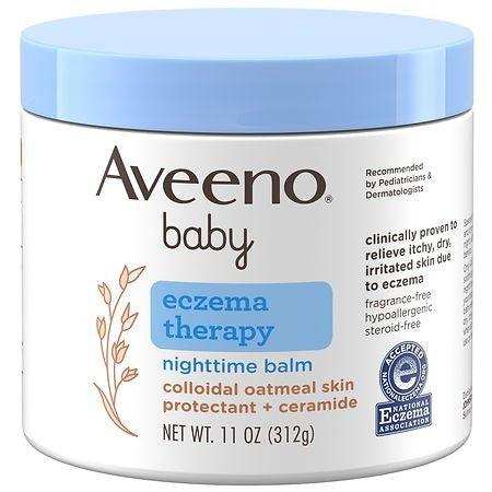 Aveeno Baby Eczema Therapy Nighttime Balm - 11oz - Elvoros