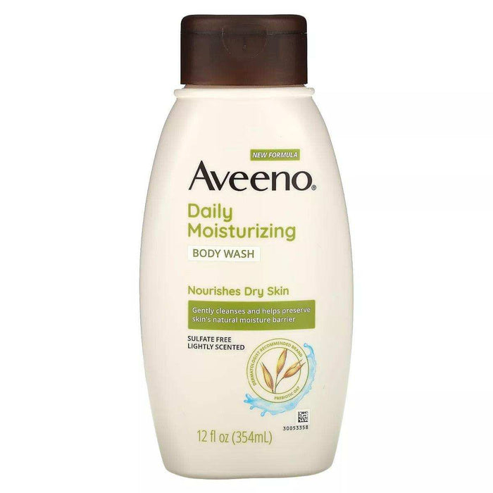 Aveeno Body Wash Daily Moisturizer with Soothing Oat for Normal to Dry Skin - 12oz - Elvoros