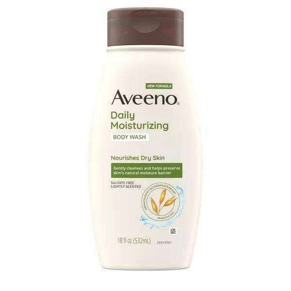 Aveeno Body Wash Daily Moisturizer with Soothing Oat for Normal to Dry Skin - 18oz - Elvoros