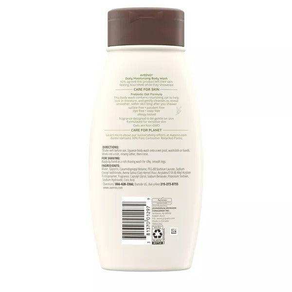 Aveeno Body Wash Daily Moisturizer with Soothing Oat for Normal to Dry Skin - 18oz - Elvoros