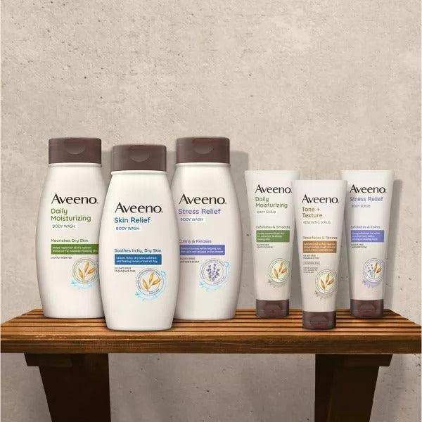 Aveeno Body Wash Daily Moisturizer with Soothing Oat for Normal to Dry Skin - 18oz - Elvoros