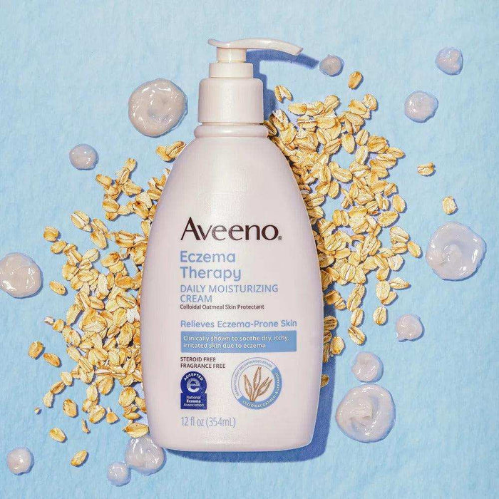 Aveeno Eczema Therapy Daily Moisturizing Cream - 12Oz. - Elvoros