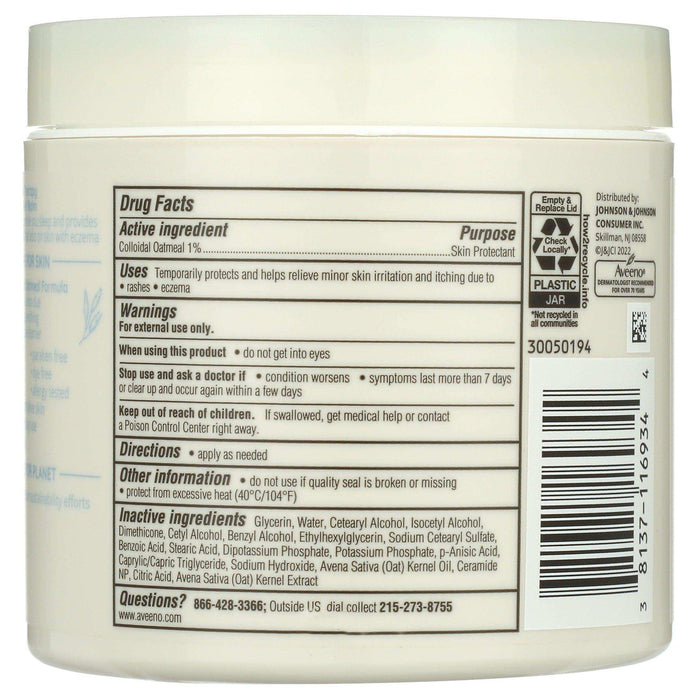 Aveeno Eczema Therapy Nighttime Itch Relief Balm - 11oz - Elvoros