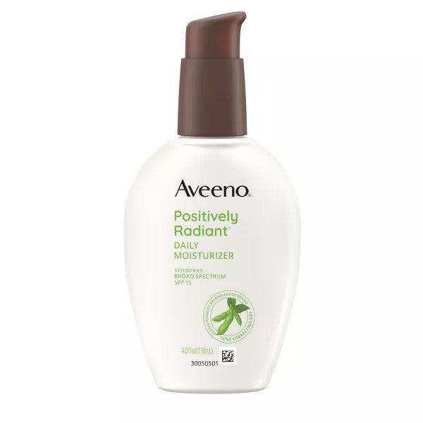 Aveeno Positively Radiant Daily Face Moisturizer SPF15 - 4oz - Elvoros