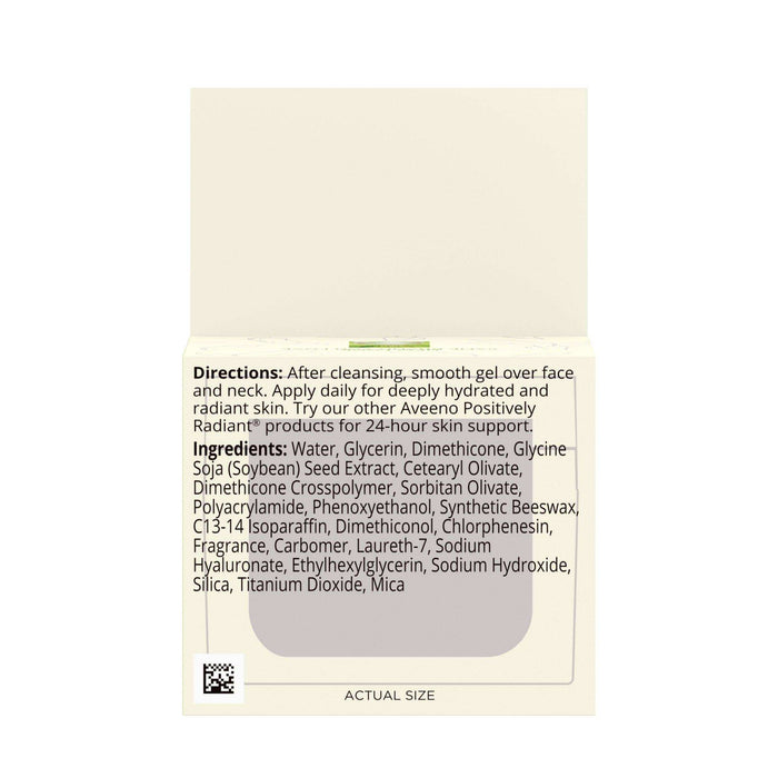Aveeno Positively Radiant Daily Gel Facial Moisturizer - 1.7 Oz - Elvoros