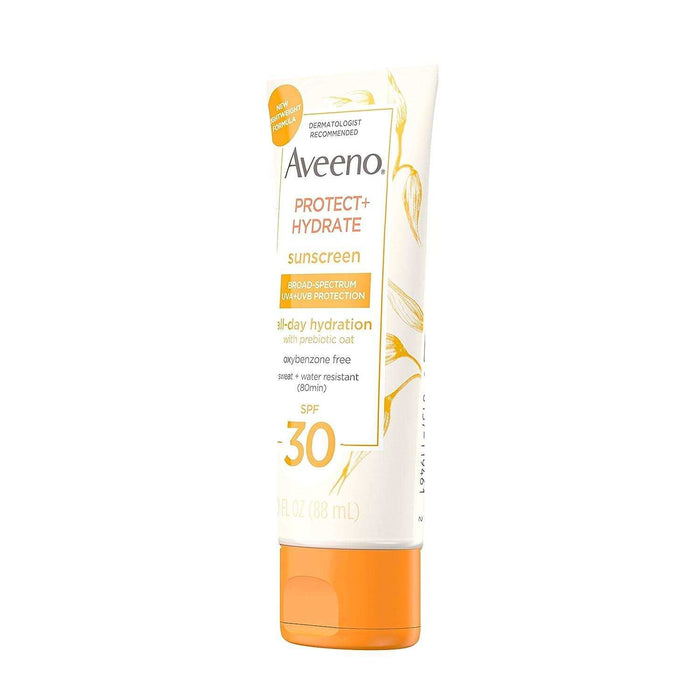 Aveeno Protect + Hydrate Body Lotion, SPF 30, 3 oz. - Elvoros