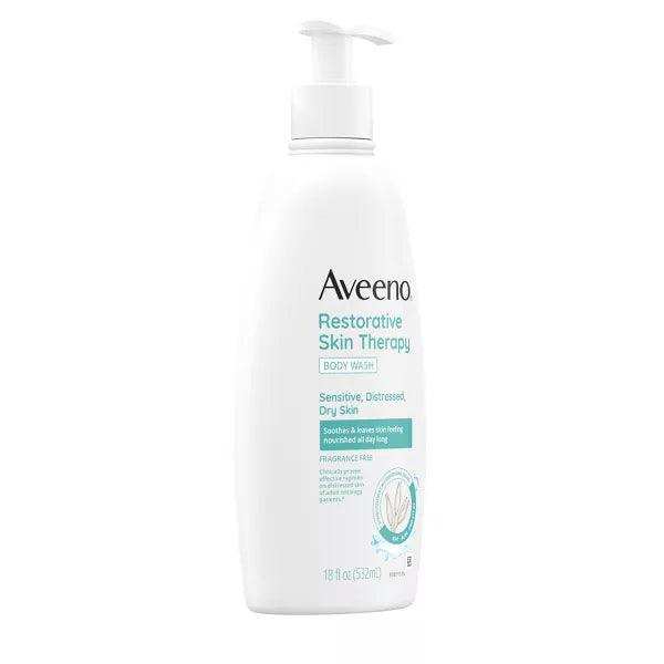 Aveeno Restorative Skin Therapy Sulfate-Free Body Wash - 18oz - Elvoros