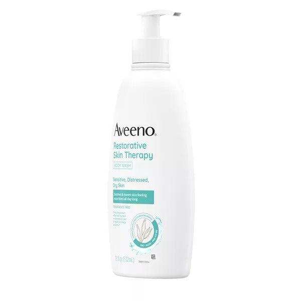 Aveeno Restorative Skin Therapy Sulfate-Free Body Wash - 18oz - Elvoros