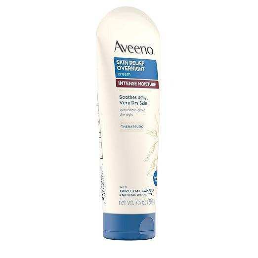 Aveeno Skin Relief Overnight Intense Moisture Cream - 7.3oz - Elvoros