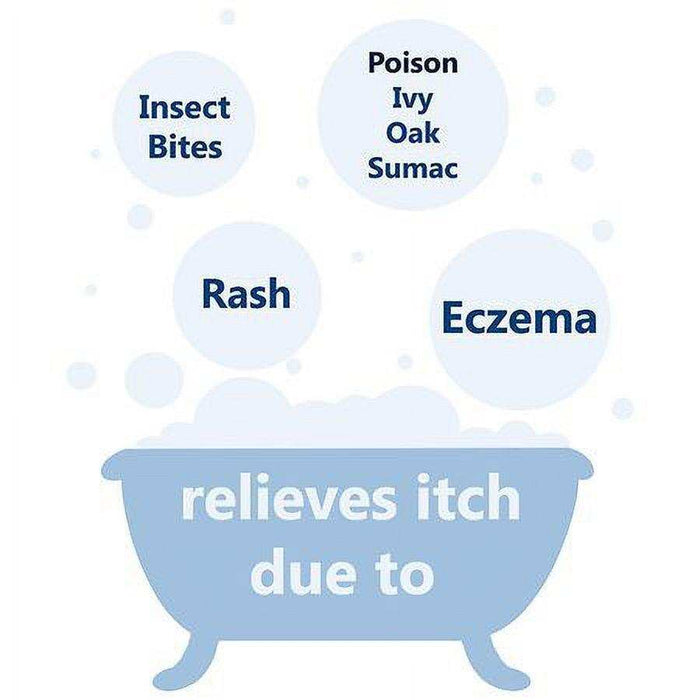 Aveeno Soothing Oatmeal Bath Treatment for Eczema, Itchy, Dry Skin - 1.5oz x 8 packets - Elvoros