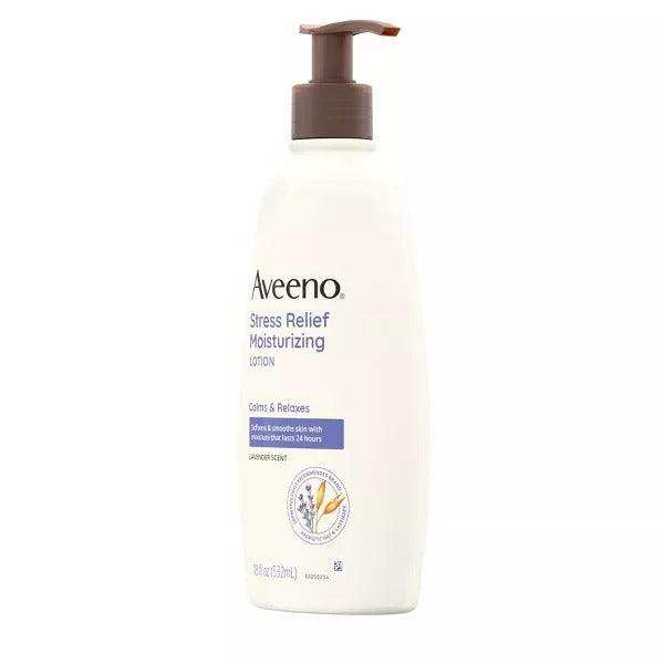 Aveeno Stress Relief Moisturizing Body Lotion Lavender Scent - 18oz - Elvoros