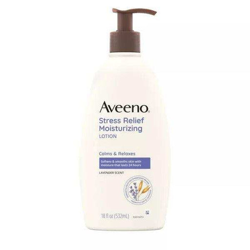Aveeno Stress Relief Moisturizing Body Lotion Lavender Scent - 18oz - Elvoros