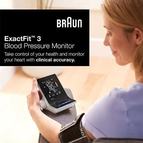 Braun ExactFit 3 Upper Arm Blood Pressure Monitor