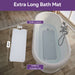 Non Slip Bath Mat Extra Long Suction Cup Bathtub Safety Mat shophomemed