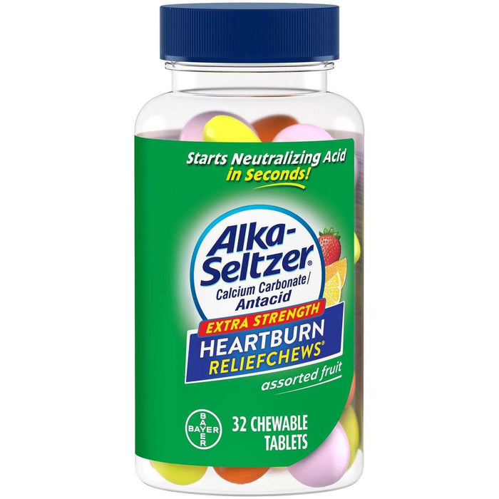 Alka-Seltzer Extra Strength Heartburn ReliefChews Tablets - 32 Ct - Elvoros