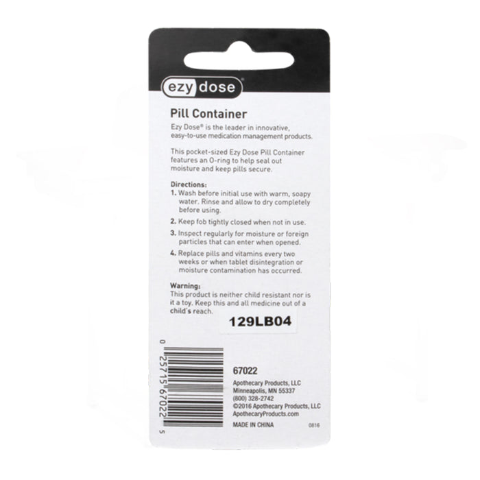 Ezy Dose Keychain Nitro-Fresh Pill Fob