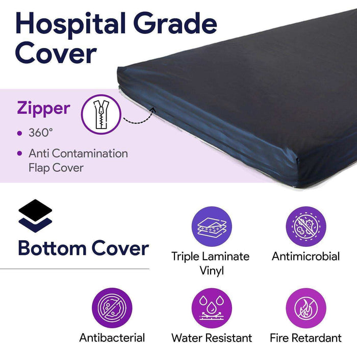 ProHeal Bariatric Foam Hospital Bed For Bed Sore Prevention - Elvoros