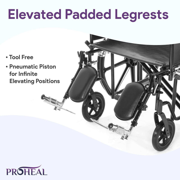 Bariatric Heavy-Duty Wheelchair - Elvoros