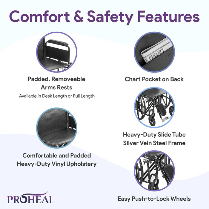 Bariatric Heavy-Duty Wheelchair - Elvoros