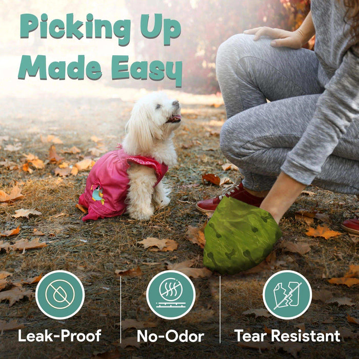 Bark & Clean Biodegradable Dog Poop Bags - Elvoros