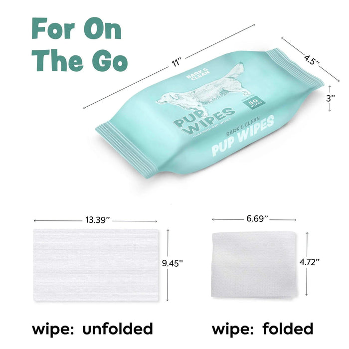 Bark & Clean Pup Dry Wipes - Elvoros
