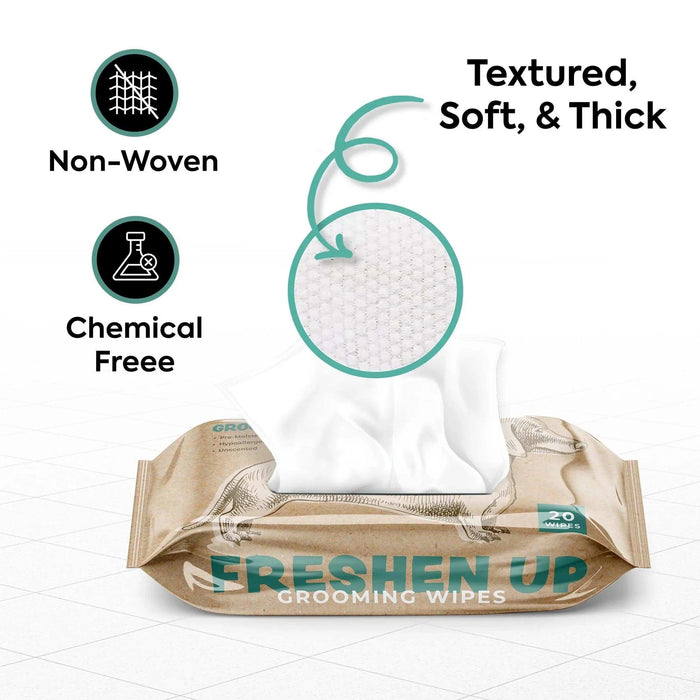 Bark & Clean Pup Wet Wipes - Elvoros