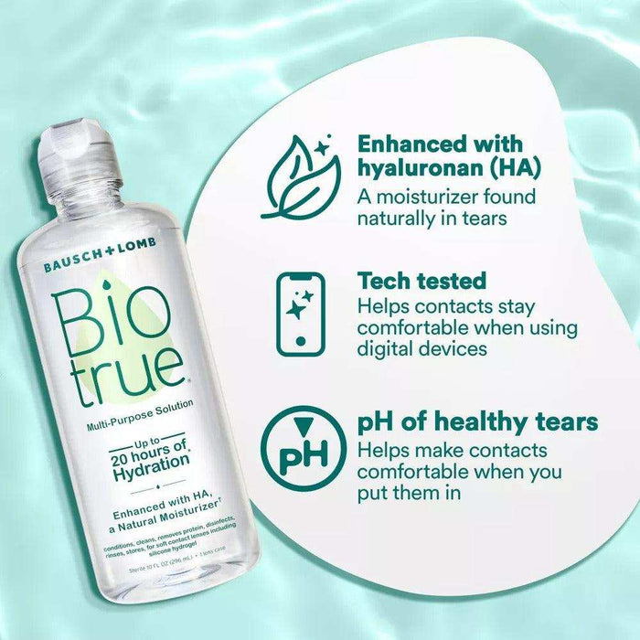 Biotrue Contact Lens Solution - 4oz - Elvoros