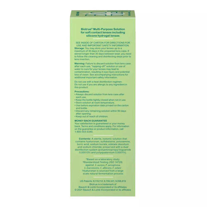 Biotrue Contact Lens Solution - 4oz - Elvoros