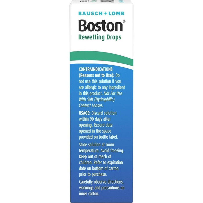 Bausch & Lomb Boston Contact Lens Solution - 0.33 Fl Oz - Elvoros