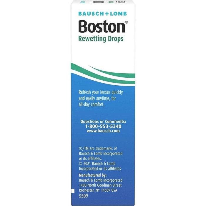 Bausch & Lomb Boston Contact Lens Solution - 0.33 Fl Oz - Elvoros