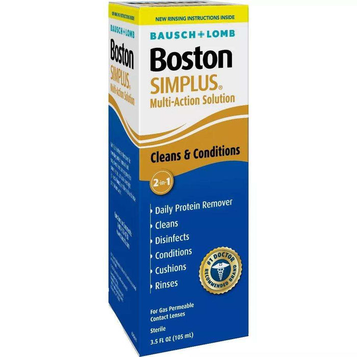 Bausch & Lomb Boston Simplus Multipurpose Contact Lens Solution - 3.5 fl oz - Elvoros
