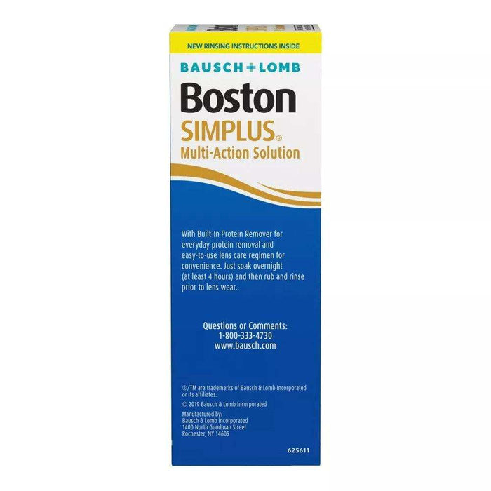 Bausch & Lomb Boston Simplus Multipurpose Contact Lens Solution - 3.5 fl oz - Elvoros