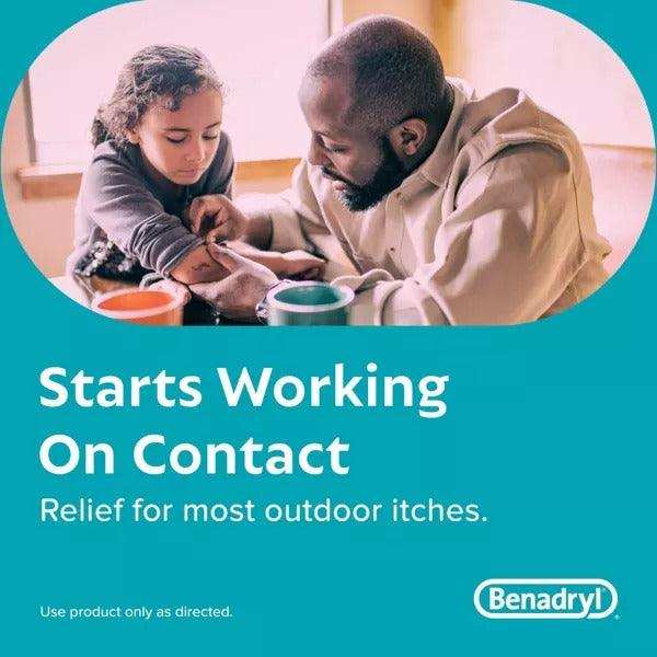 Benadryl Extra Strength Itch Stopping Cream for Itchy Skin and Rash Relief - 1 oz - Elvoros