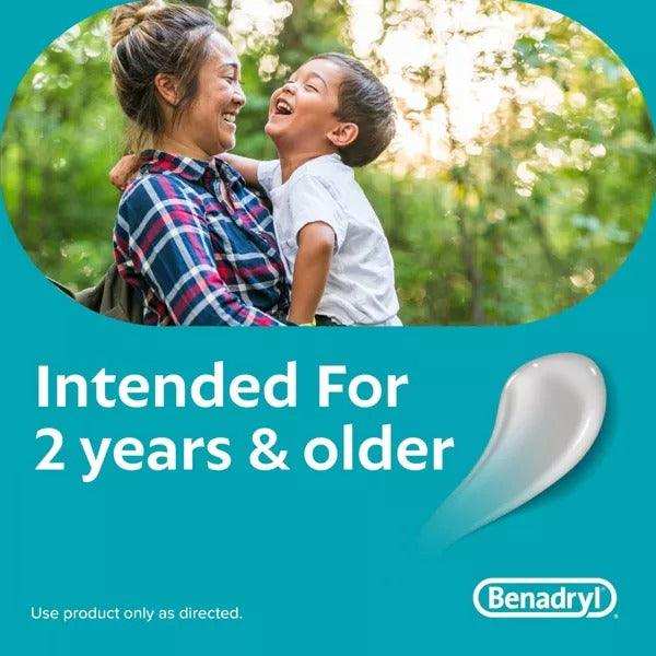 Benadryl Extra Strength Itch Stopping Cream for Itchy Skin and Rash Relief - 1 oz - Elvoros