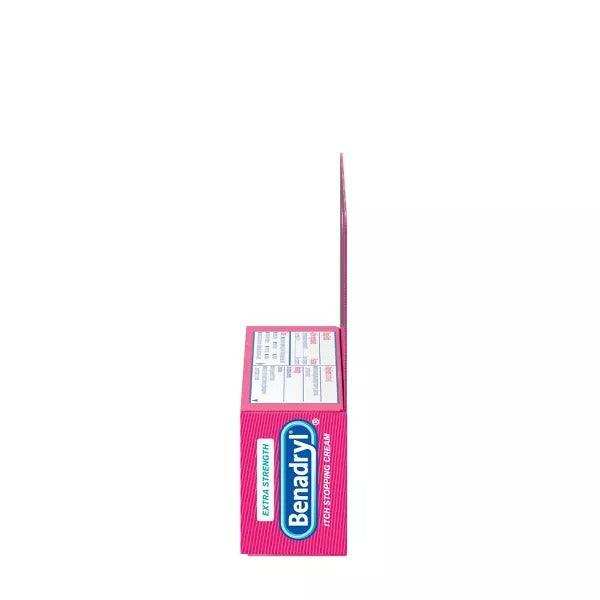 Benadryl Extra Strength Itch Stopping Cream for Itchy Skin and Rash Relief - 1 oz - Elvoros