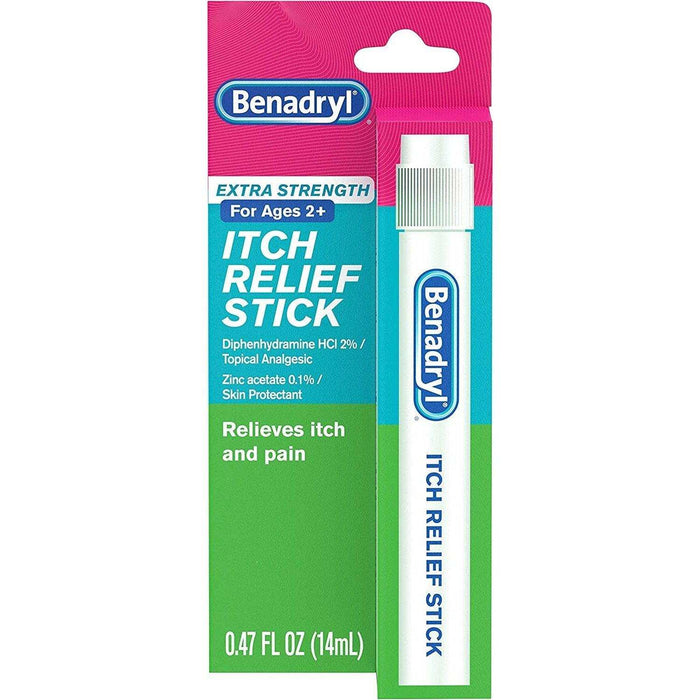 Benadryl Itch Relief Stick Travel Size 0.47 fl. oz - Elvoros