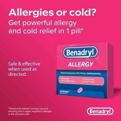 Benadryl Ultra Allergy Relief Tablets - 100 ct. - Elvoros