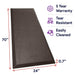 ProHeal Beveled Fall Mat For Fall Prevention For Seniors - Elvoros