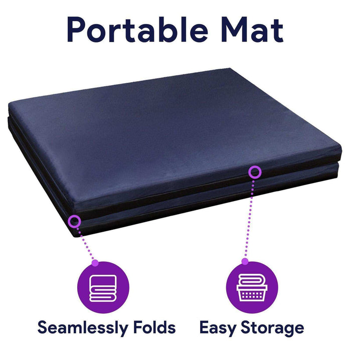 ProHeal Bi-Fold Foam Fall Mat For Fall Prevention For Seniors - Elvoros