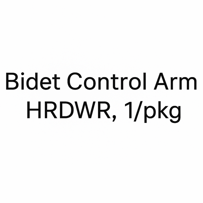 Bidet Control Arm HRDWR 1/pkg