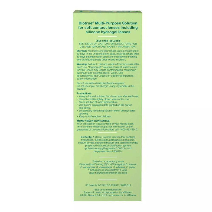 Biotrue Contact Lens Solution - 10oz - Elvoros
