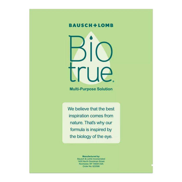 Biotrue Contact Lens Solution = 2 Pack 10oz Each - Elvoros