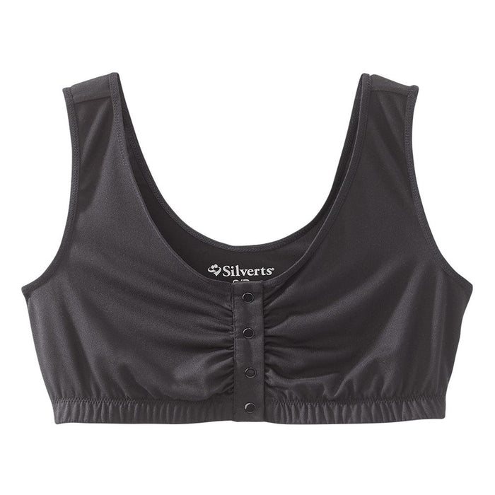 Silverts Women's Adaptive Front Closure Underwire Free Bra